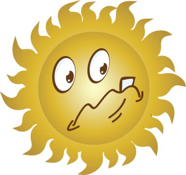 tam güneş hava simgesi