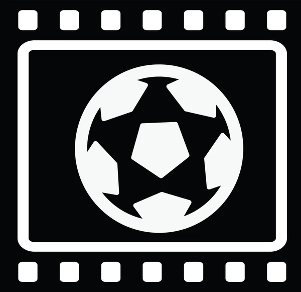 Ícones de esportes tira de filme — Vetor de Stock