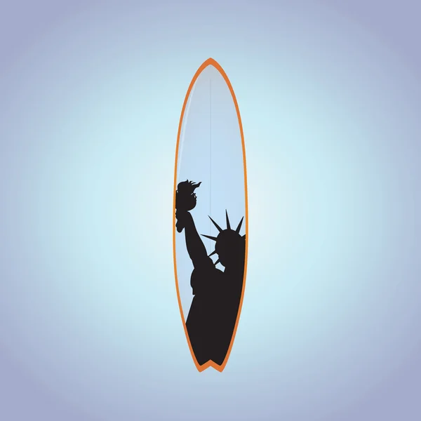 Tábuas de surf isoladas em branco —  Vetores de Stock