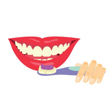 Diş Hekimliği ve sözel kaygı vektörel çizimler