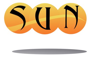 Güneş enerjisi çevre simgeler