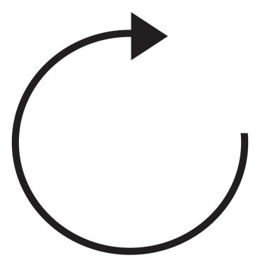 dairesel oklar clipart illüstrasyon