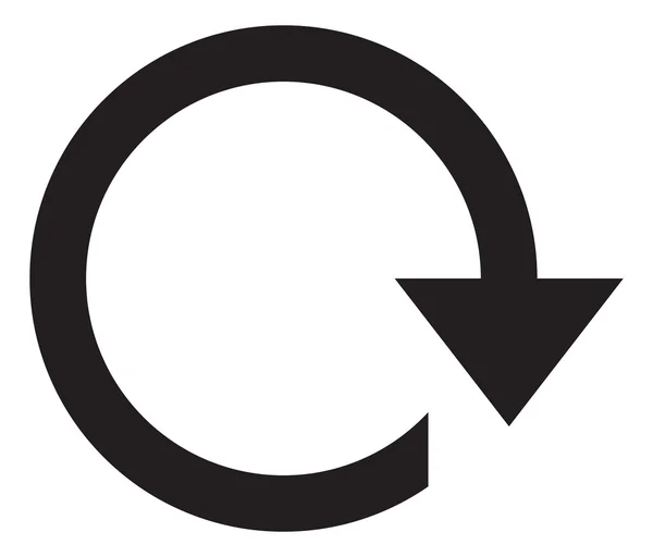 Kreisförmige Pfeile Cliparts Illustration — Stockvektor