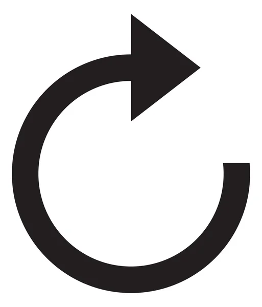 Kreisförmige Pfeile Cliparts Illustration — Stockvektor