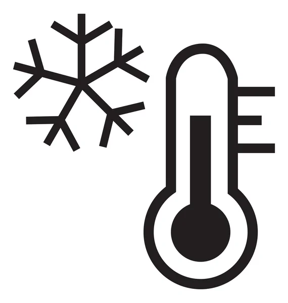 Иллюстрация иконки термометра — стоковый вектор