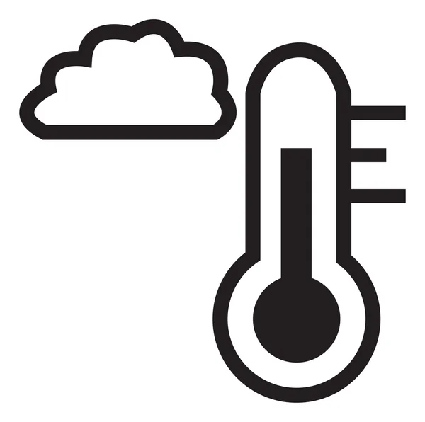 Thermometer icon clipart illustration — Stock Vector