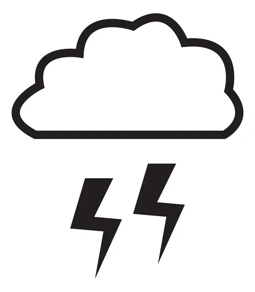 Wetter Symbole Cliparts Illustration — Stockvektor