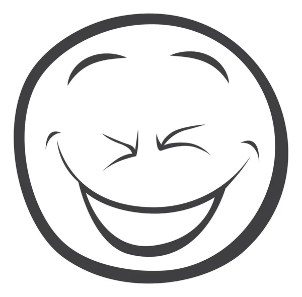 Smiley-Symbole symbolisieren unterschiedliche Emotionen — Stockvektor
