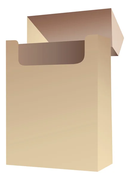 Icona scatola di cartone — Vettoriale Stock