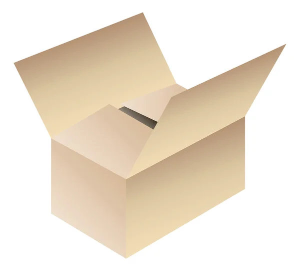 Icona scatola di cartone — Vettoriale Stock