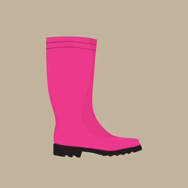 Safety rubber boots vector illustration — Stock Vector