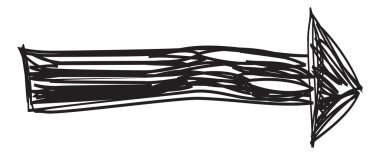 oklar gibi tasarım öğeleri doodle