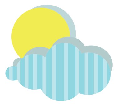 Plaj ve eğlence simgeler seyahat