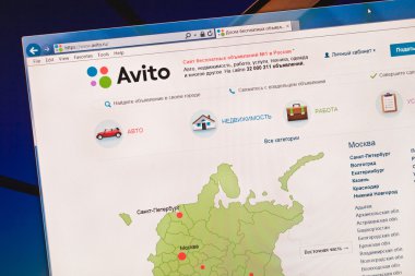 Avito sitesi monitör