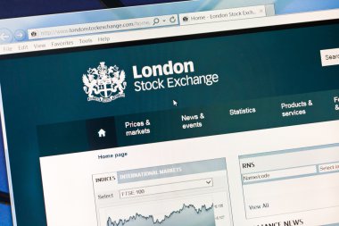 London Stock exchange sitelerinde monitör