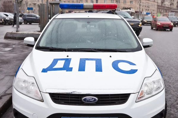 Ryska patrull tjänstebil på post. — Stockfoto