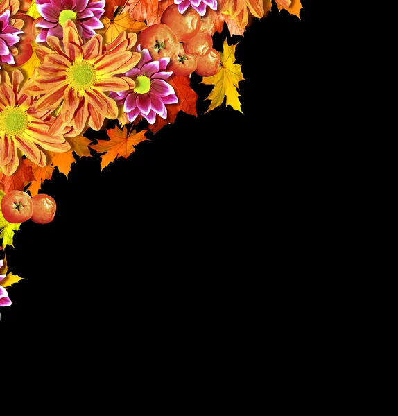 Fundo abstrato de folhas de outono — Fotografia de Stock