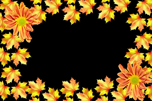 Podzimní listí. zlatý podzim. — Stock fotografie