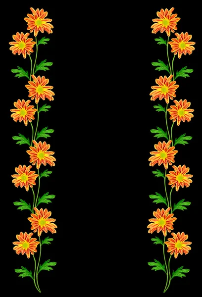 Kytice z květů chryzantémy — Stock fotografie