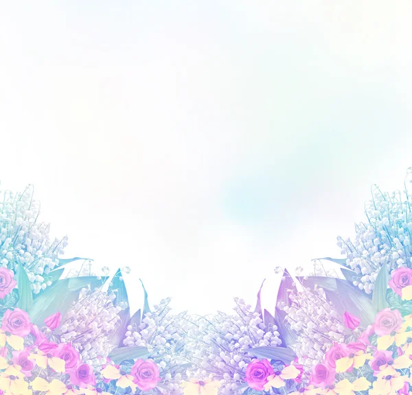 バラの花のつぼみ。ホリデー カード。Ro の花の背景 — ストック写真