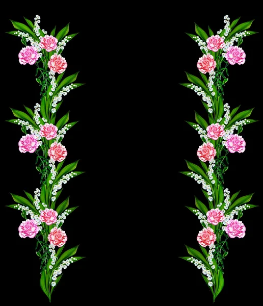 Ramo de flores clavel . — Foto de Stock