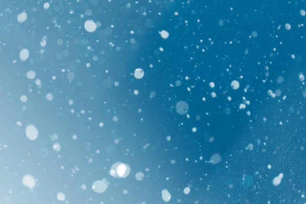Bulanık Soyut Noel Arkaplanı Kış Tatili Dokusu Kar Yağışı Yağan — Stok fotoğraf