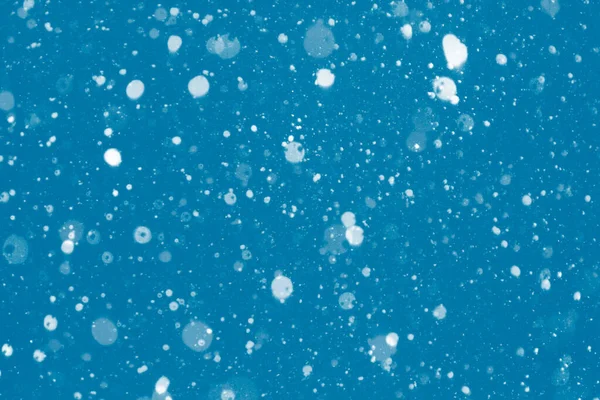 Desfocado Fundo Natal Festivo Abstrato Textura Férias Inverno Queda Neve — Fotografia de Stock