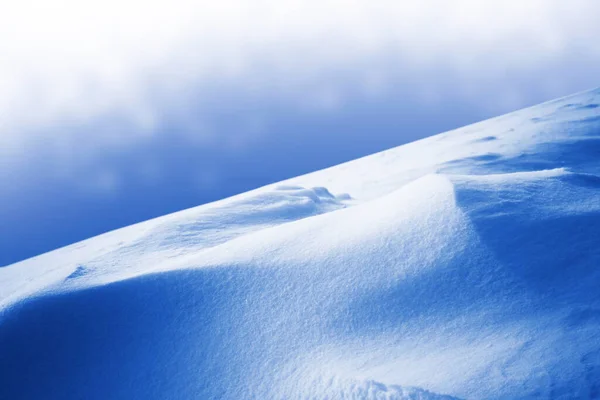 背景をぼかす 冬の風景 雪の質感 — ストック写真