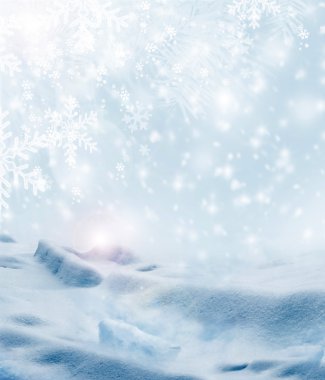 kar arka plan. Kış manzarası