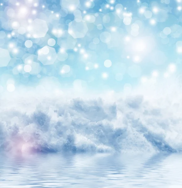 Background of snow — Stock Photo, Image