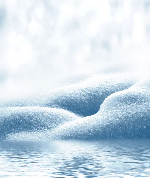 雪的背景υπόβαθρο του χιονιού — Φωτογραφία Αρχείου
