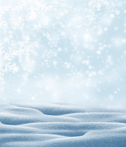 Hintergrund des Schnees — Stockfoto