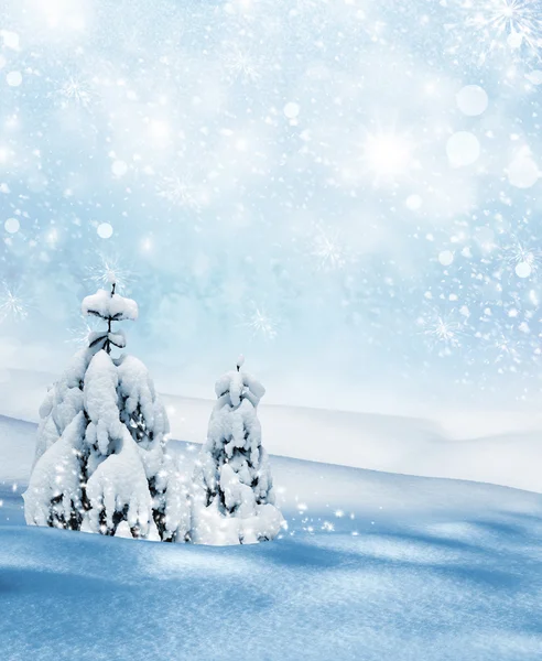 Vinterlandskap. bakgrund — Stockfoto