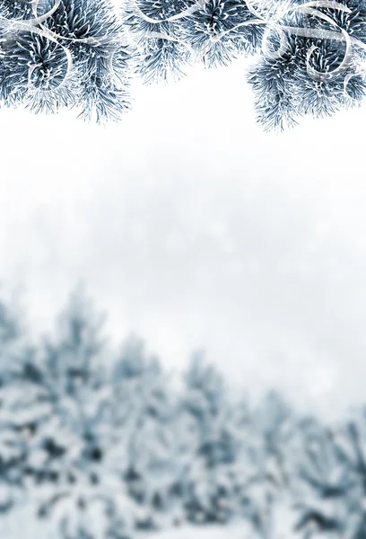 Winterlandschap. achtergrond. — Stockfoto