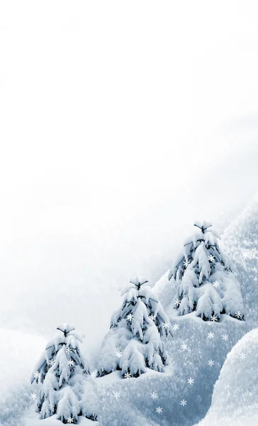 हिवाळी वन. हिवाळी लँडस्केप . — स्टॉक फोटो, इमेज