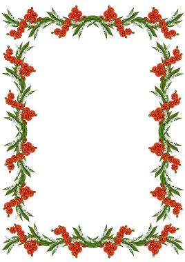 beyaz arkaplanda yalıtılmış bahar çiçekleri