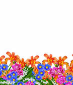 Картина, постер, плакат, фотообои "lily flowers isolated on white background", артикул 90724060