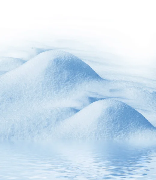 Sfondo di neve. Paesaggio invernale . — Foto Stock