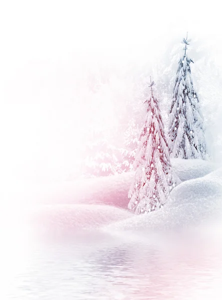 Winter Forest. Winter landscape. — Stock Photo, Image