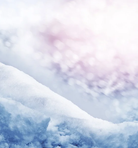 Achtergrond van sneeuw. De textuur van de sneeuw — Stockfoto
