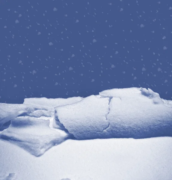 Fondo de nieve. La textura de la nieve — Foto de Stock