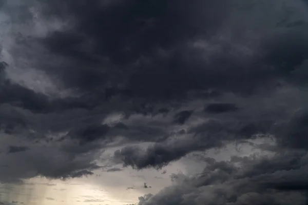 Темные Грозовые Облака Небо Дождливой Погодой — стоковое фото