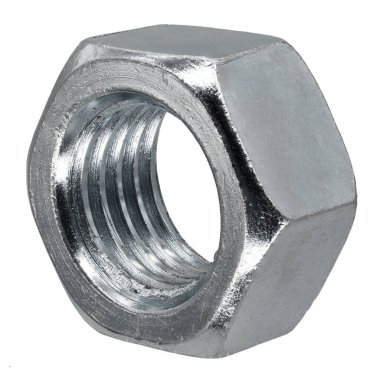 Fındık izole vidala, beyaz arkaplanda aracı kapat