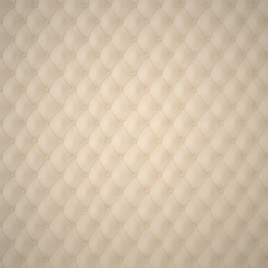 Beige Capitone Upholstery Pattern clipart