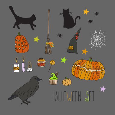 Cadılar Bayramı öğeleri ayarlama