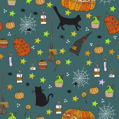 Cadılar Bayramı kusursuz desen