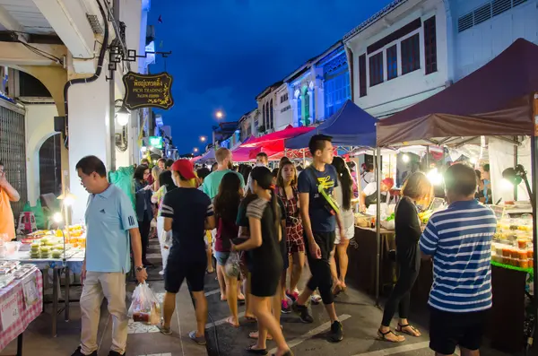 Noc rynku phuket — Zdjęcie stockowe
