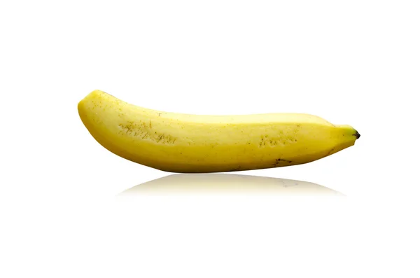 Banane isolé fond blanc — Photo