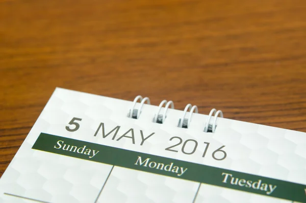 Calendar May 2016 — Stock Photo, Image