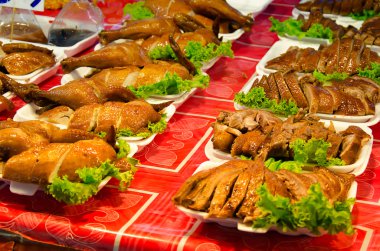 balık sosu ile tavuk